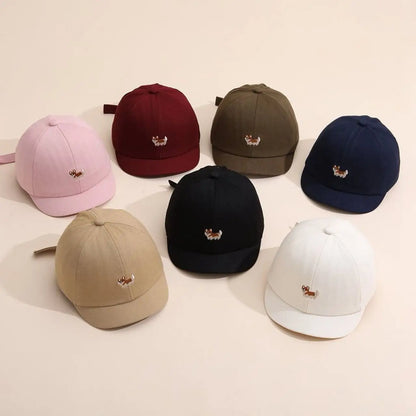Cute Animal Embroidered Baby Baseball Hat Kids 1-3 Years