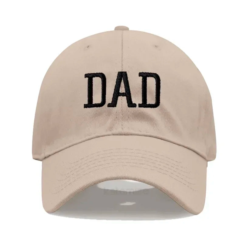DAD MOM Embroidery Pure Cotton Baseball Cap Fashion Sport Golf Caps Sun Hat