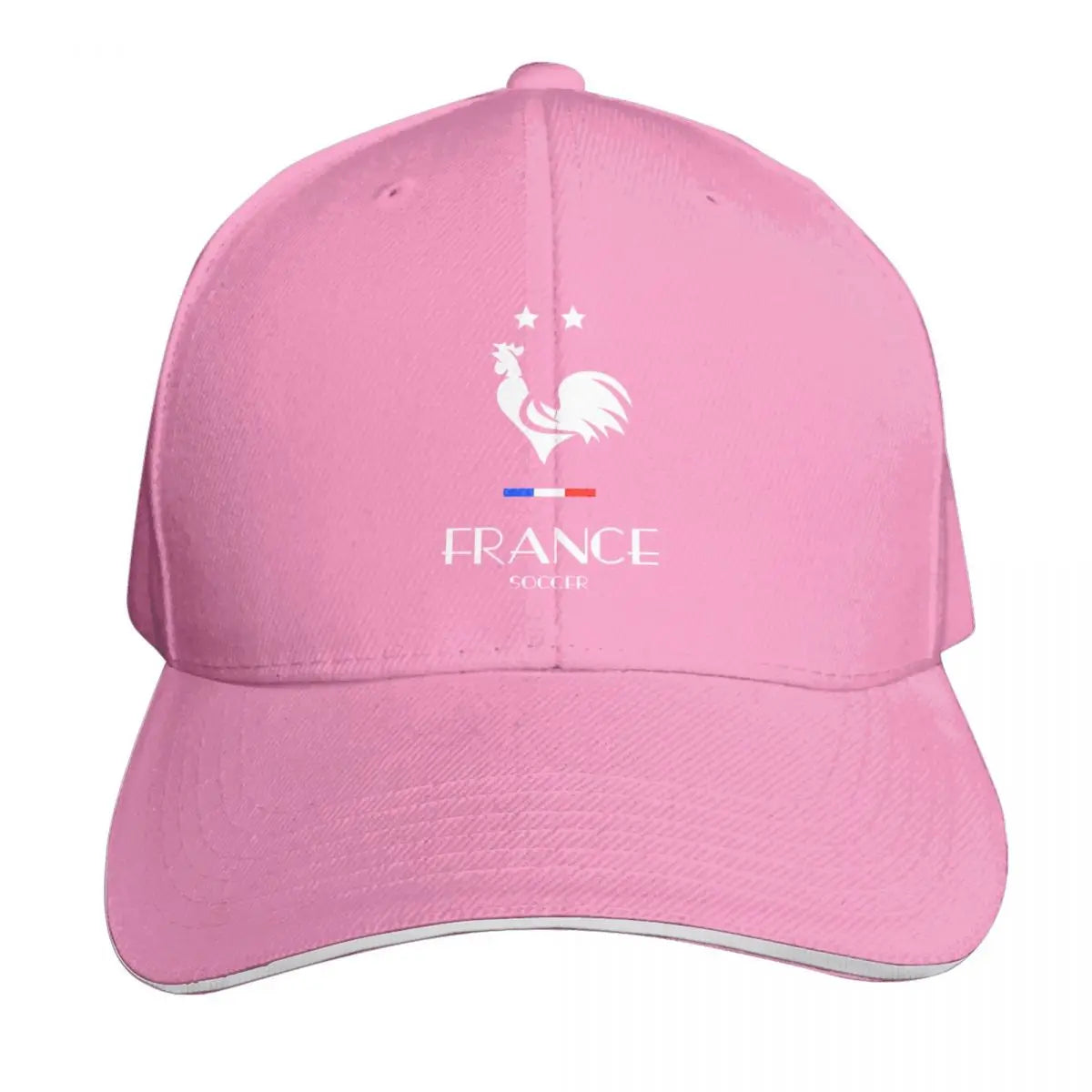 Rooster Soccer Football Sports Two Stars Baseball Cap