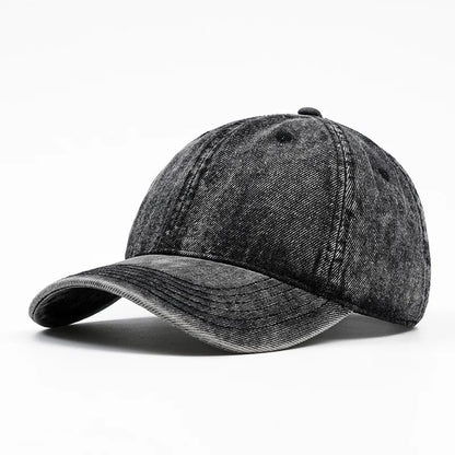 Four Seasons Denim Solid Casquette Baseball Cap