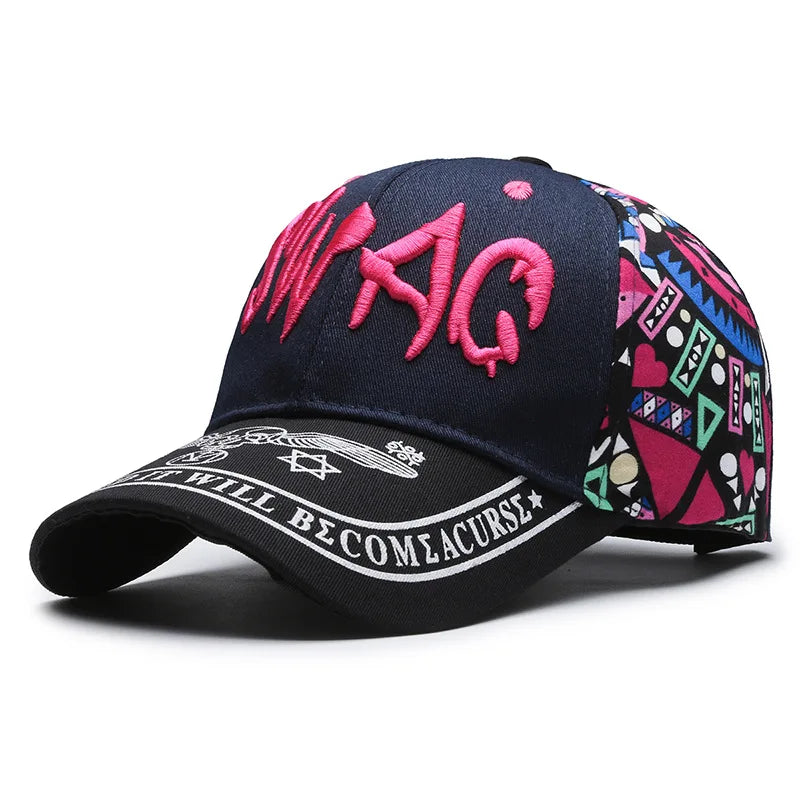 New Casual Fashion Letter Embroidery Printing Baseball Cap