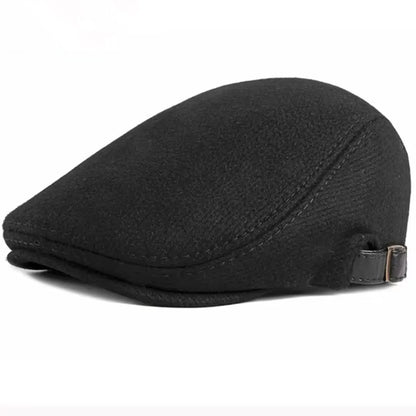 Men Retro Herringbone Grid Newsboy Caps British Painters Hats