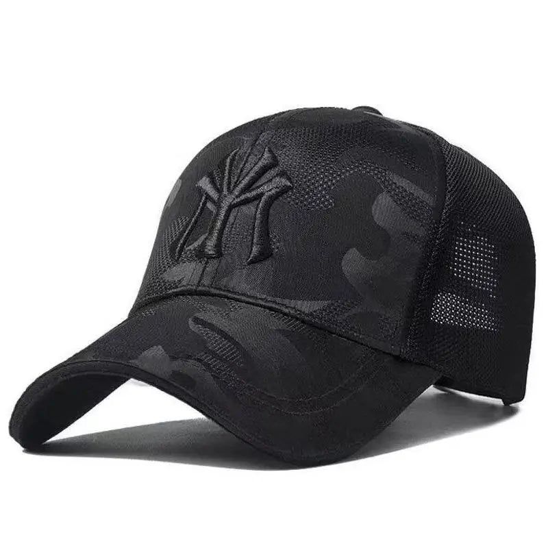 Fashion Letter Embroidery Camouflage Baseball Hats Spring And Autumn Outdoor