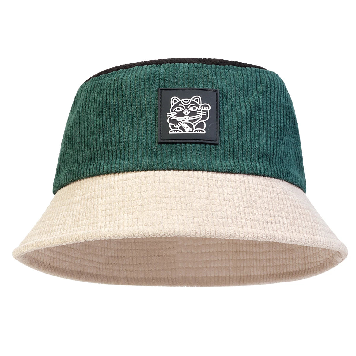 Unisex Cat Embroidery Personality Bucket Hats Fishermen Caps