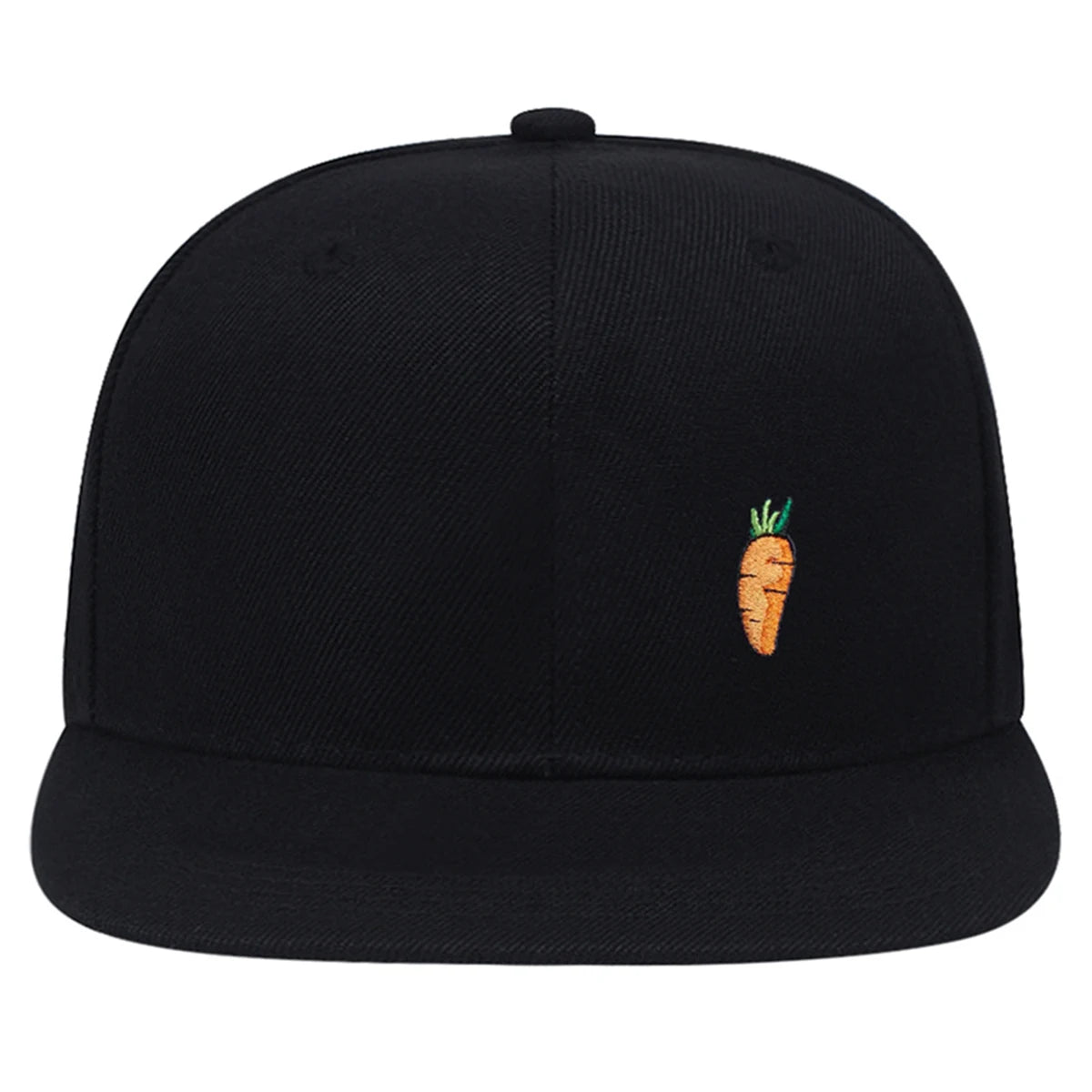 Unisex Carrot Embroidery HipHop Hats Fashion Spring Autumn Outdoor Adjustable Casual Baseball Caps Sunscreen Hat