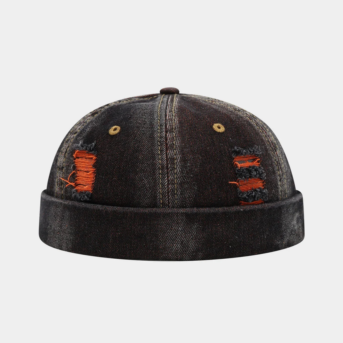 Broken Hole Landlord Hats Men's Street Hip-Hop Hats