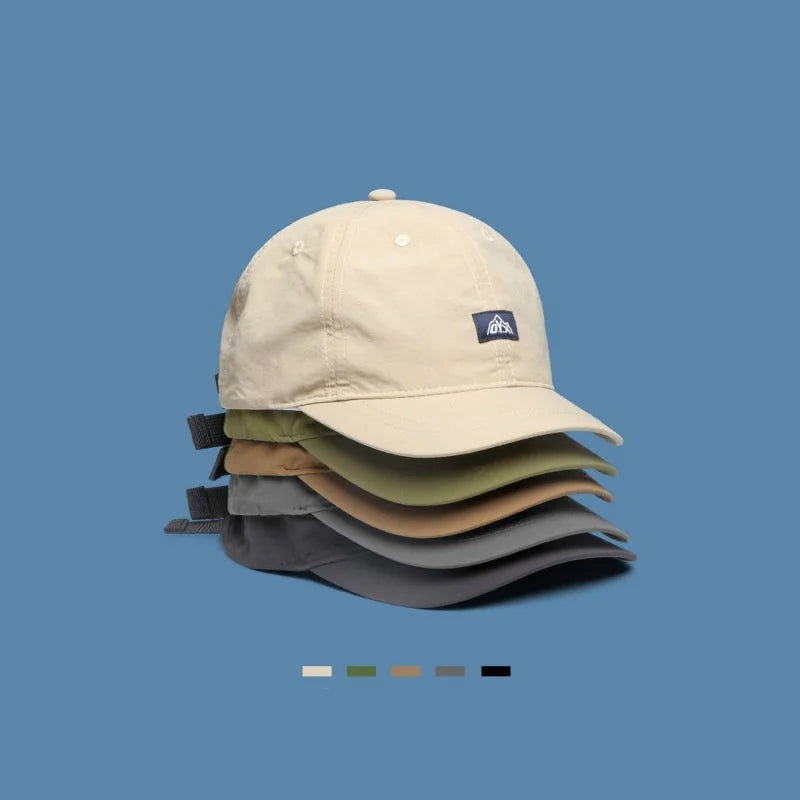 American Retro Short-brimmed Baseball Caps for Men Summer