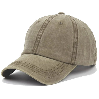 Baseball Cap Washed Daddy Hat Outdoor Cap Sand Washed Old Cowboy Hat Soft Top Sun Hat Embroidery