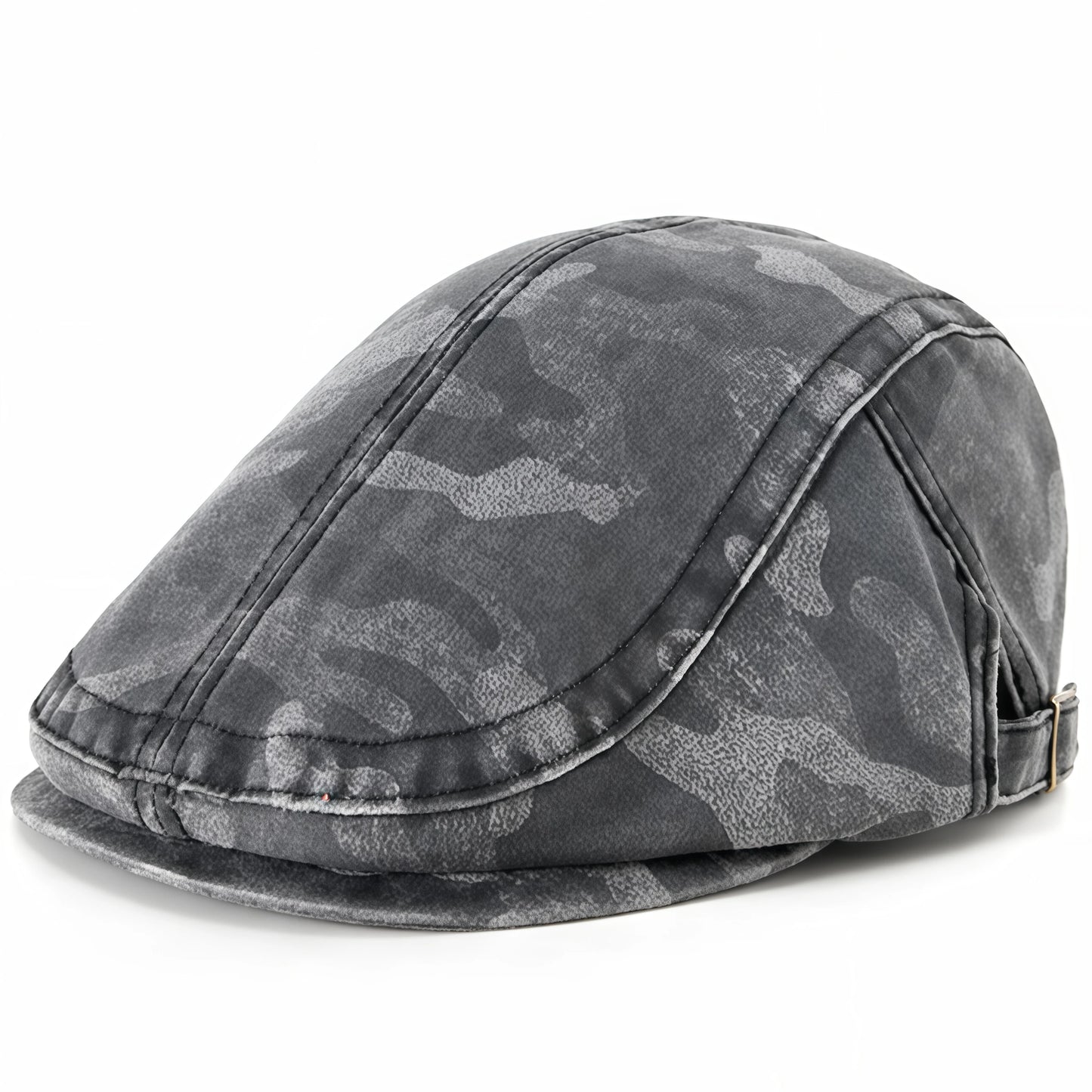 Military Style Cotton Camouflage Ivy Cap Dad Casual Flat Driving Hat