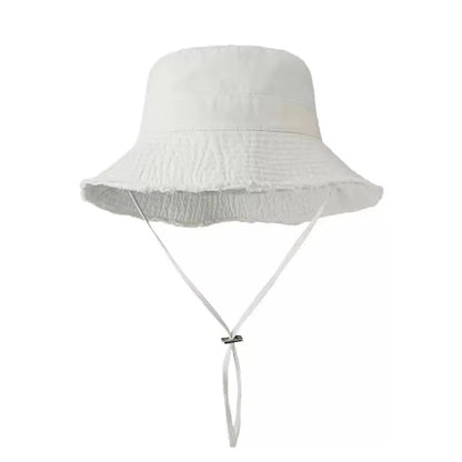 Women's Drawstring Trim Bucket Hat
