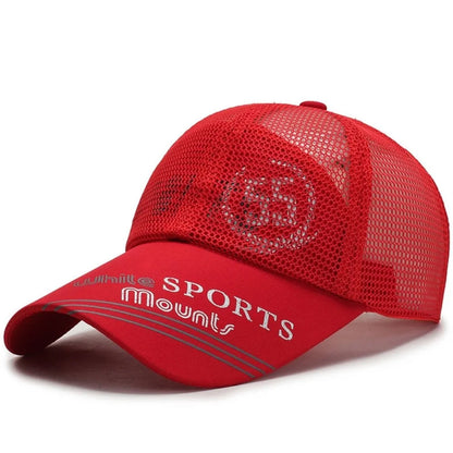 Casual Wide Brim Mesh Baseball Cap