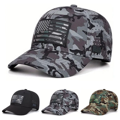 Fashion Hip Hop Hat Offset Printing American Flag Baseball Hat