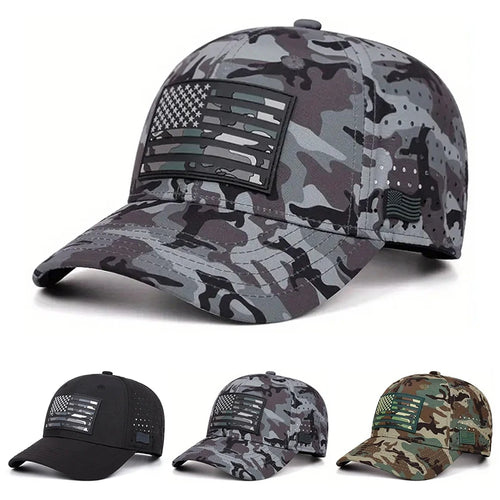 Fashion Hip Hop Hat Offset Printing American Flag Baseball Hat