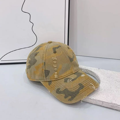 Unisex Trendy Camo Baseball Cap Vintage