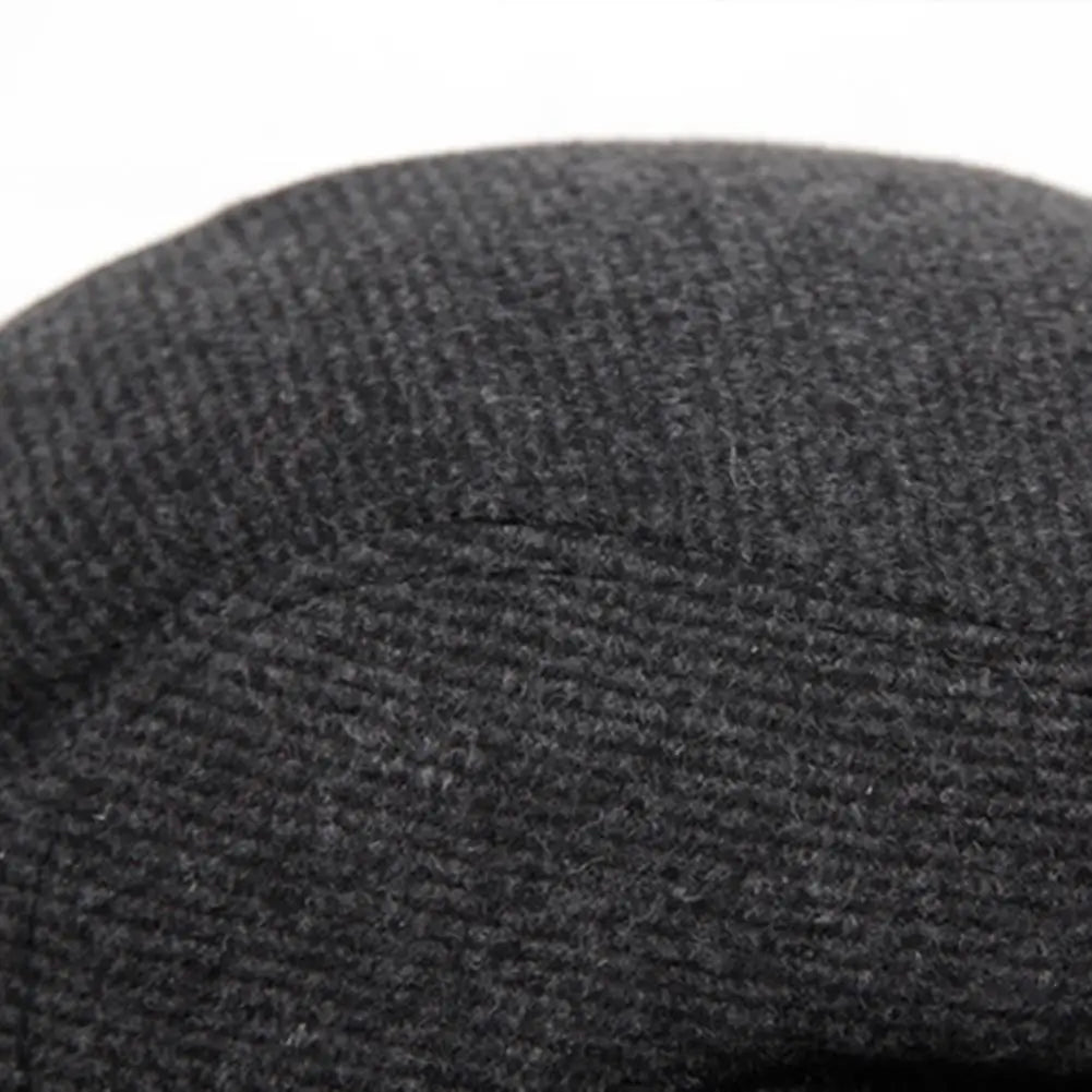 2024 Men's Cotton Plaid Berets Caps For Men Women