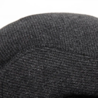 2024 Men's Cotton Plaid Berets Caps For Men Women