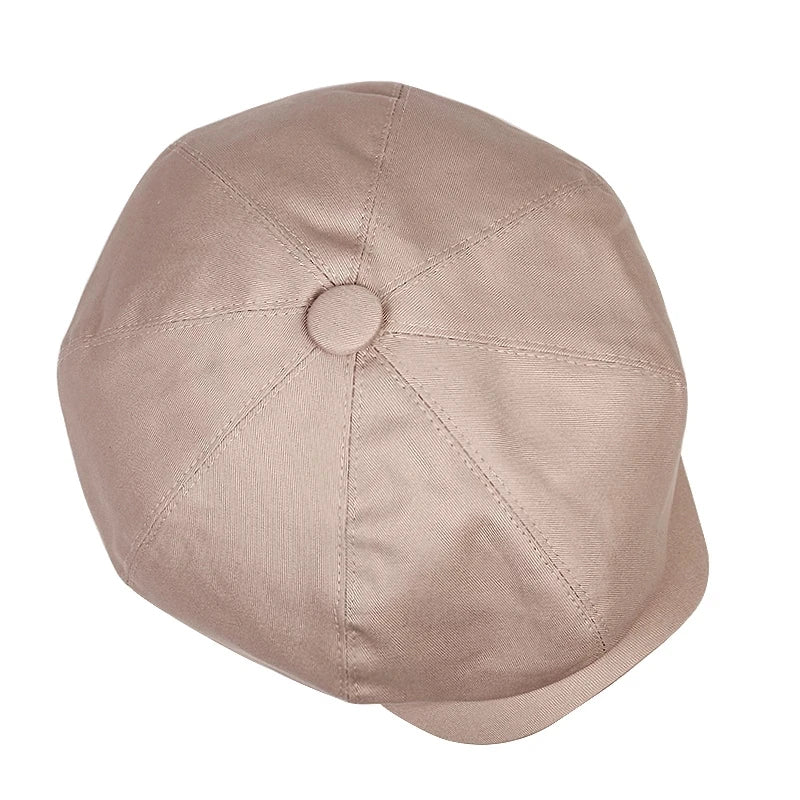 Men Retro Newsboy Caps Stitching Berets Cap