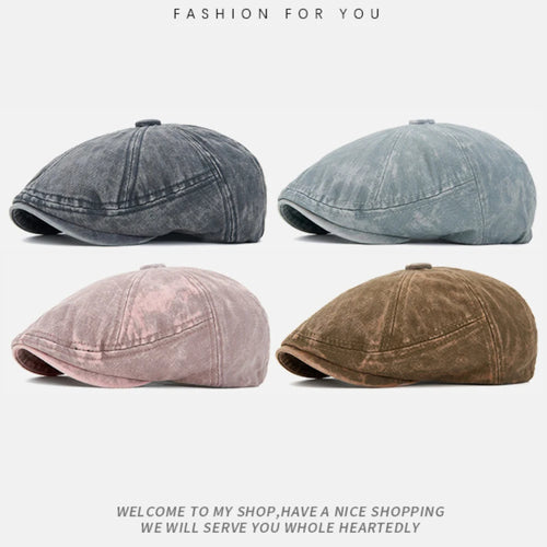 Men Women Vintage Artist Painter Beret Hat