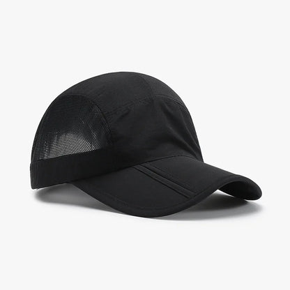 1pc Summer Foldable Sunshade Mesh Baseball Cap for Men
