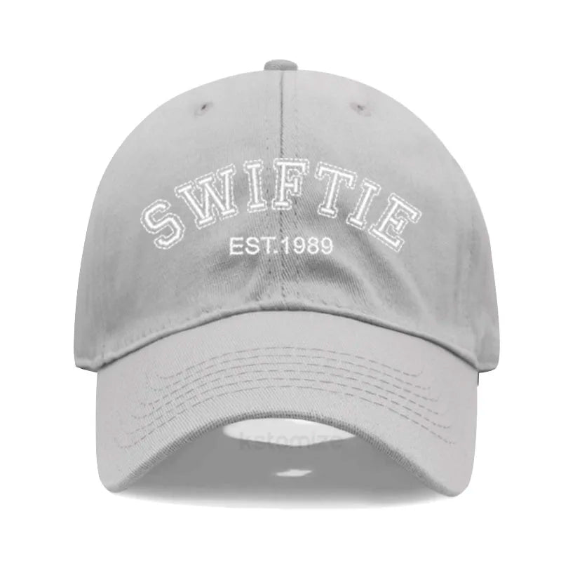 1989 Embroidery Baseball Cap for Men Women Unisex Washed Cotton