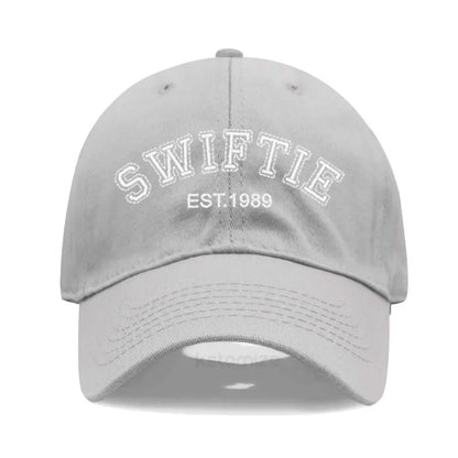1989 Embroidery Baseball Cap for Men Women Unisex Washed Cotton