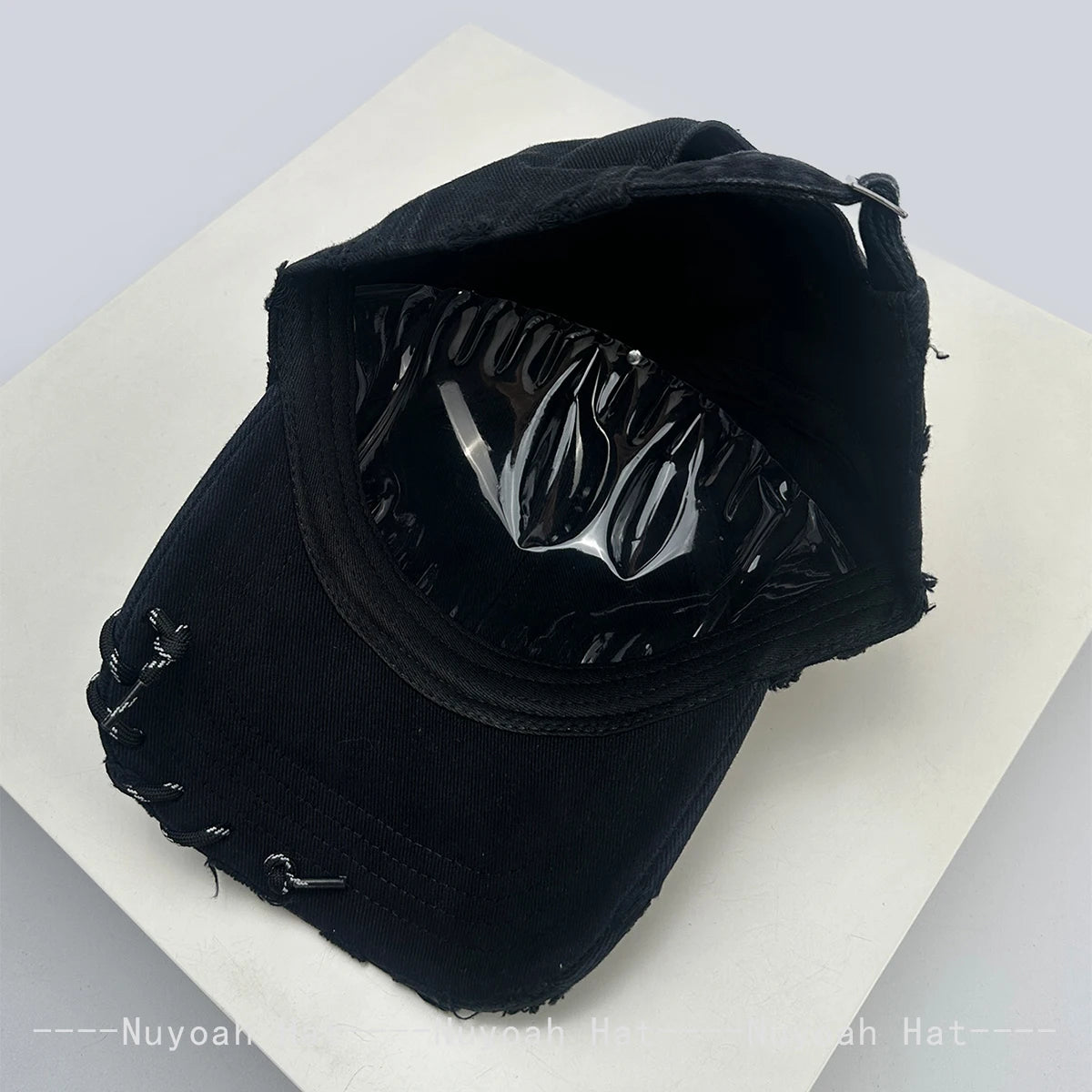 Unisex Hip-Hop Braided Rope Letter Embroidery Baseball Cap