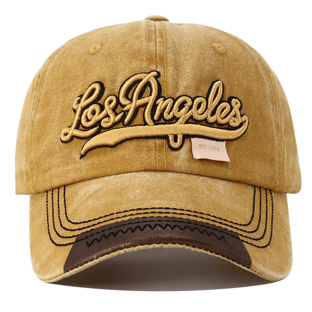 2025 New Designer Spring Summer Letter Embroidery Cotton Baseball Cap