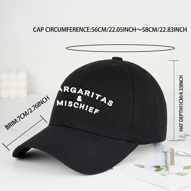 "Margaritas & Mischief" Baseball Cap