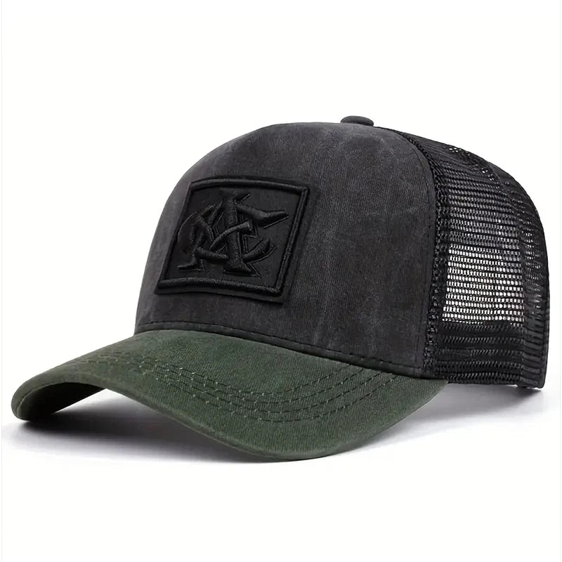 Personalized Mesh Hat CA Embroidery Outdoor Leisure Daily Sunshade Hat Street HipHop