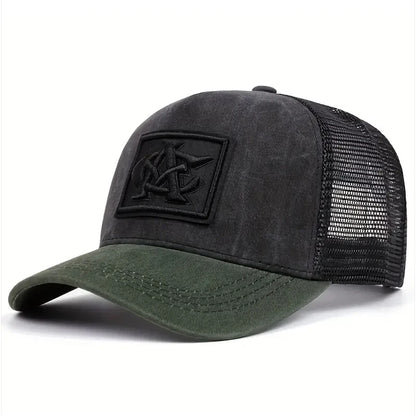 Personalized Mesh Hat CA Embroidery Outdoor Leisure Daily Sunshade Hat Street HipHop