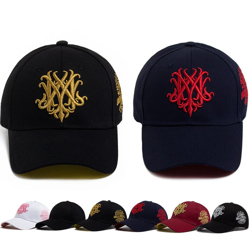 Totem Embroidery Cotton Men Women Baseball Cap