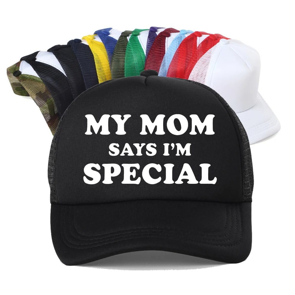 My Mom Says I'm Special Mesh Baseball Cap