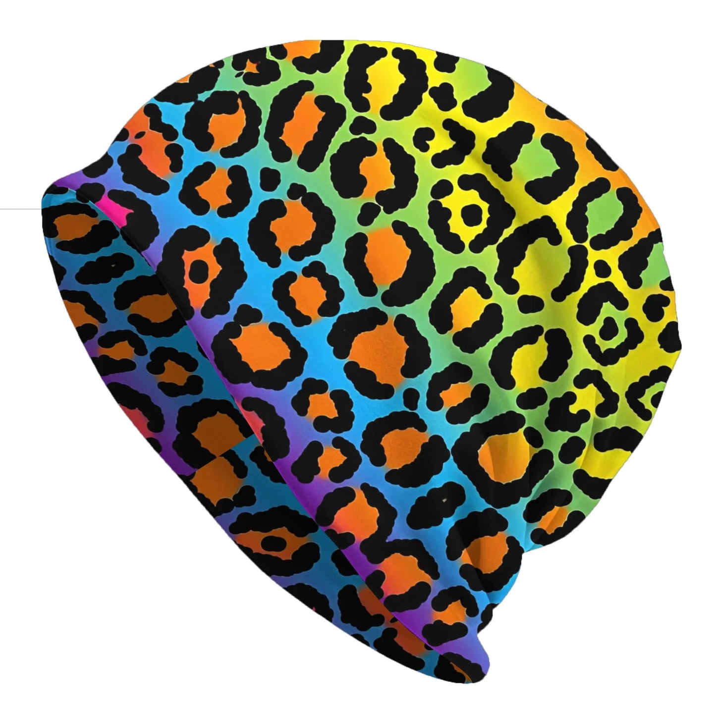Tan Leopard Bonnet Homme Autumn Spring Thin Hat