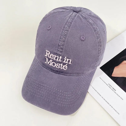 Soft Top Construction Embroidered Baseball Cap