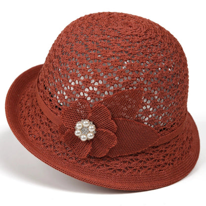 Summer Sun Protection Hat French-Style Rolled-Brim Sun Hat