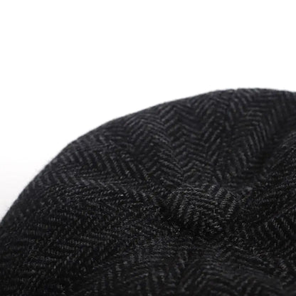 New Tweed Kids Beret Cap Vintage Style Cute Retro Newsboy Hat