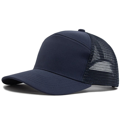 Fashion Hip Hop Mesh Caps Summer 7 Panel Men's Baseball Cap