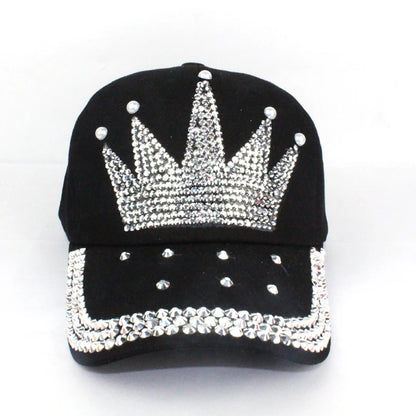 Casual Rhinestone Cute Adult Baseball Caps