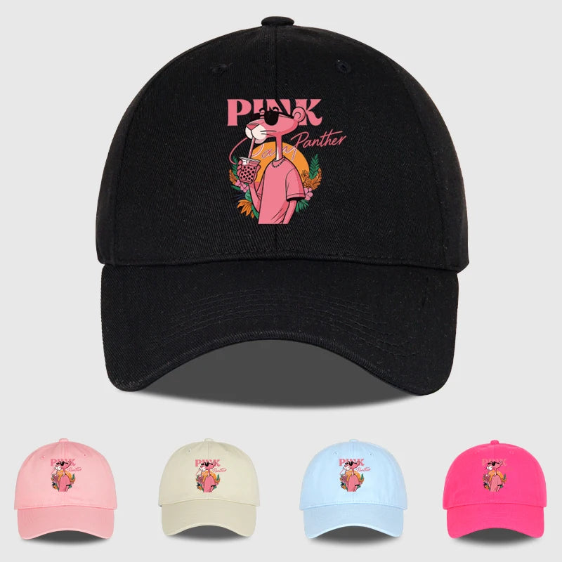 Cute Pink Leopard Print Baseball Cap