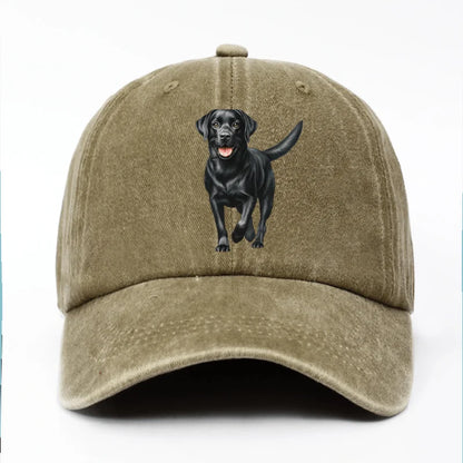 Black Labrador Print Baseball Cap is The Perfect Birthday Gift for Pet Enthusiasts for Both Men and Women