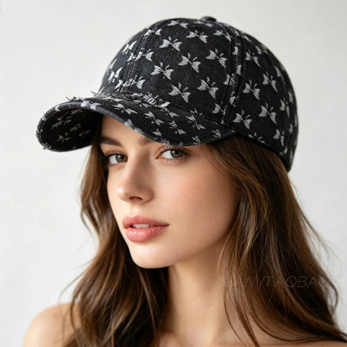 Denim Baseball Cap For Women And Men
