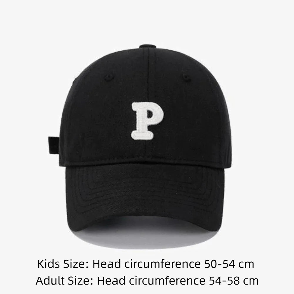 Letter Embroidered Children Baseball Cap