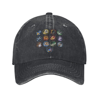 Retro Leeory Jenkins Baseball Cap Unisex Distressed Denim Snapback Hat