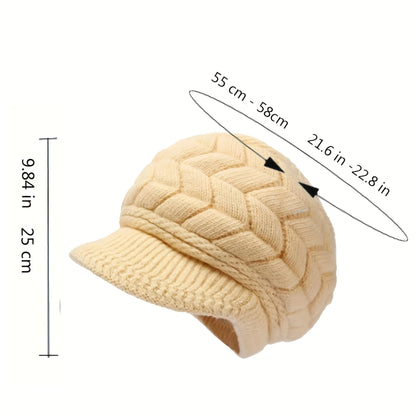 Retro Women's Winter Warm Knitted Cap
