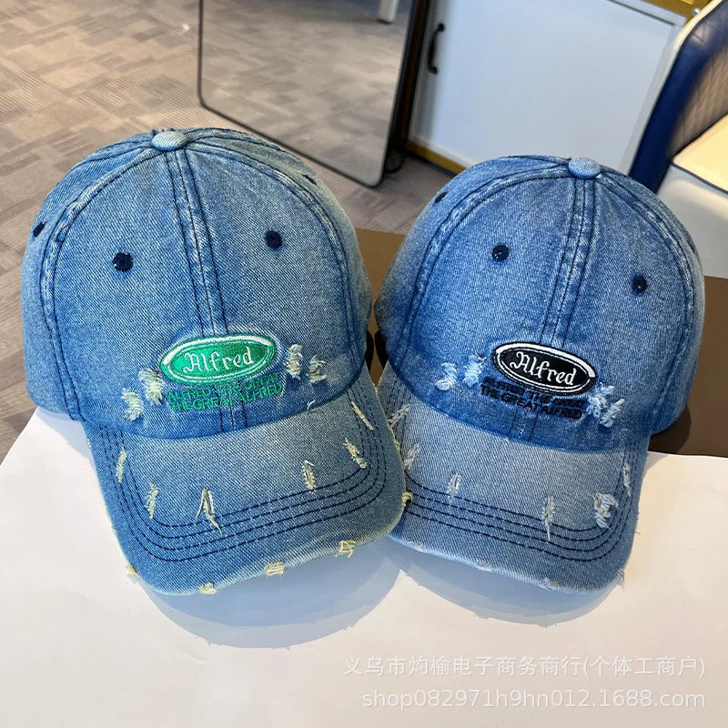 American Retro Washed Denim Baseball Cap