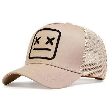 Unisex XX Embroidery Baseball Net Caps Spring Summer