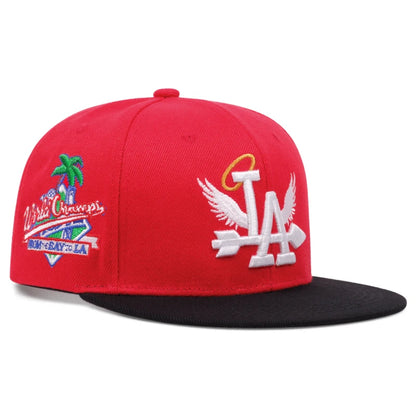 Letter Wing Pattern Side Coconut Tree Embroidery Fashion Baseball Hat