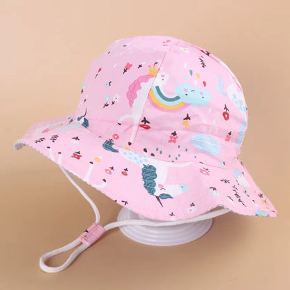 Children Panama Hat Spring Summer Baby Fisherman Hat For Boys Girls Bucket Hats