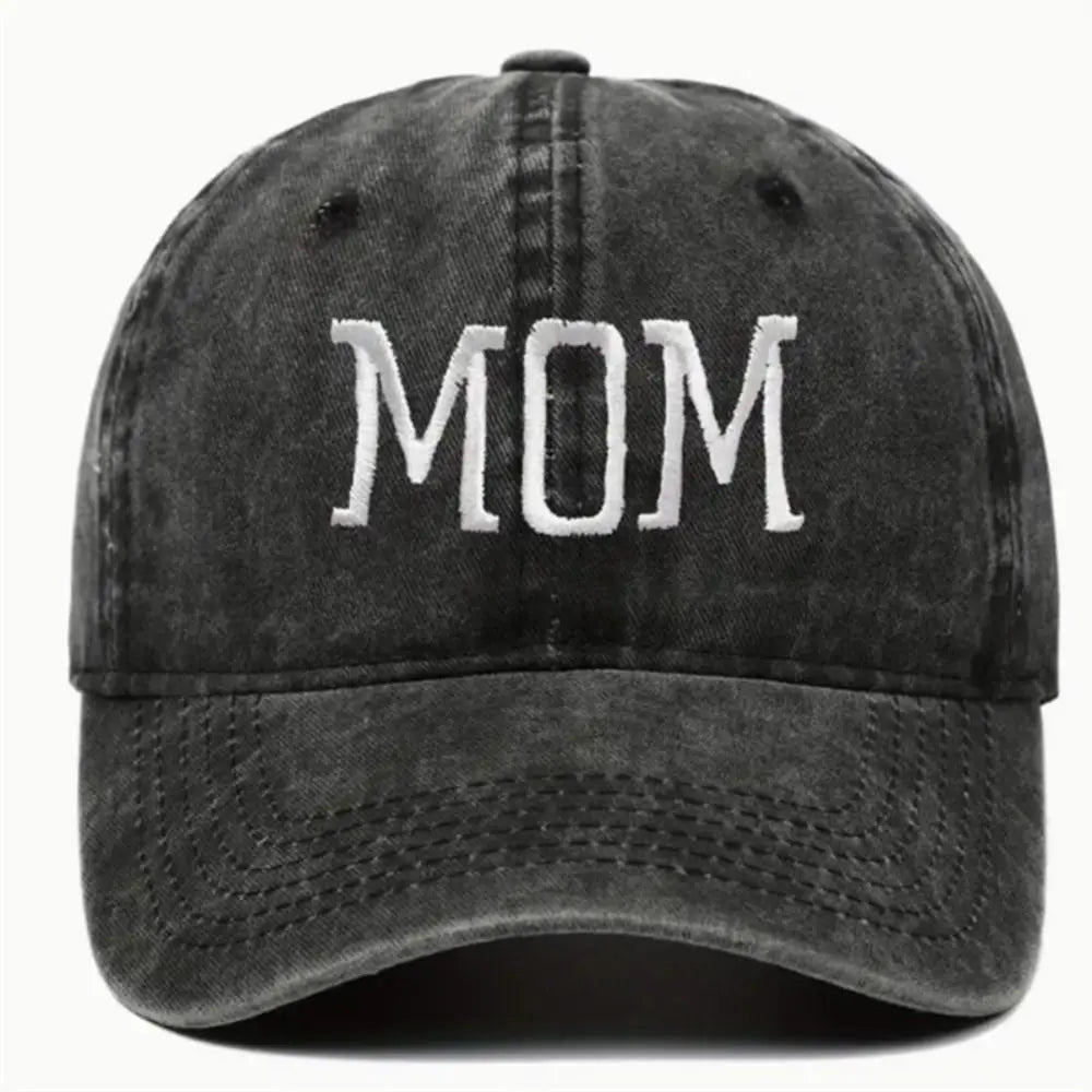 Dad Mom Embroidery Baseball Cap Fashion Women Men Hat Cotton