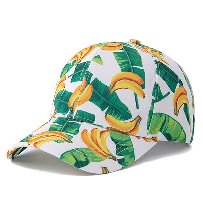 Unisex Summer Baseball Cap Fruit Print Men Women Cap